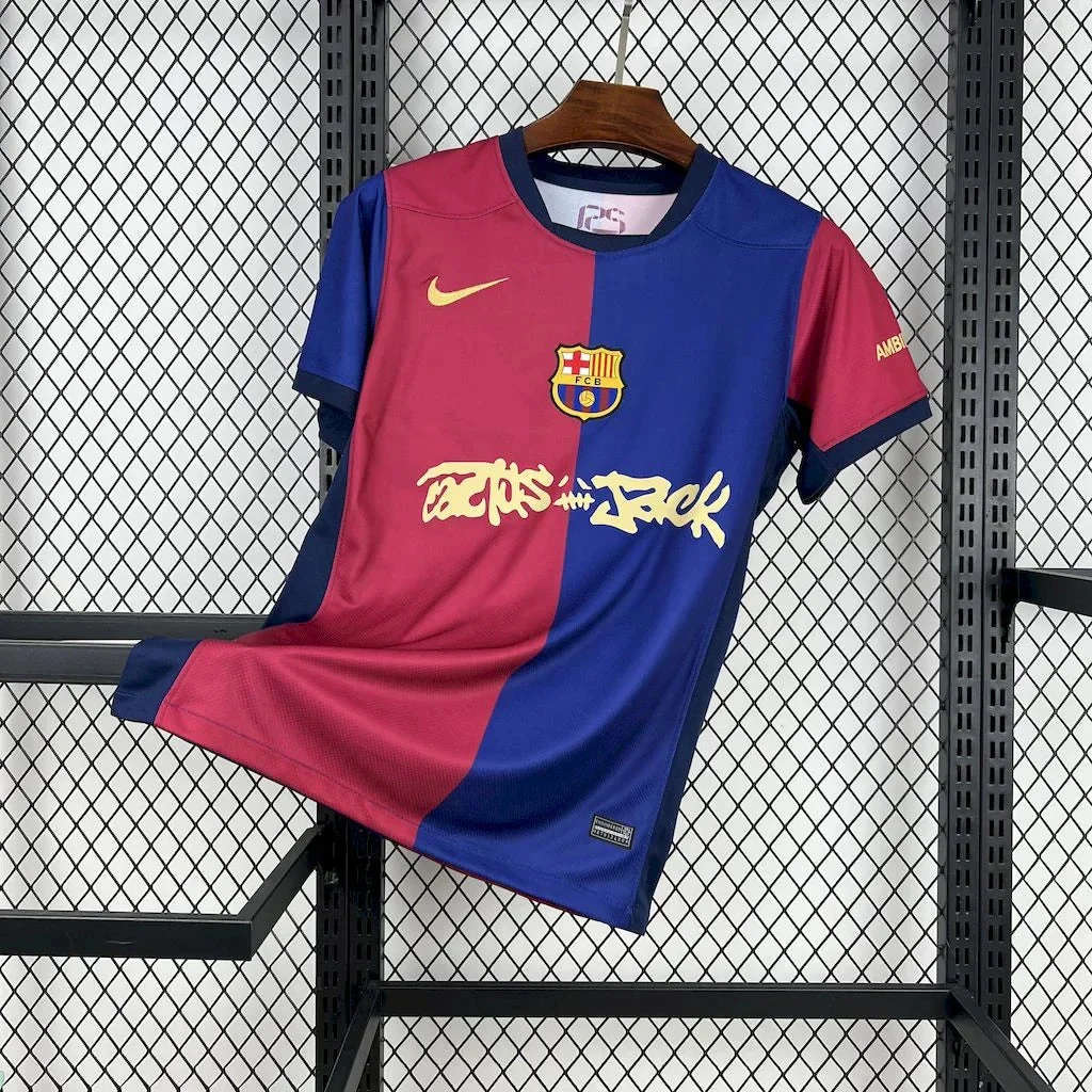Maillot Barcelone Domicile Travis Scott 2024/2025